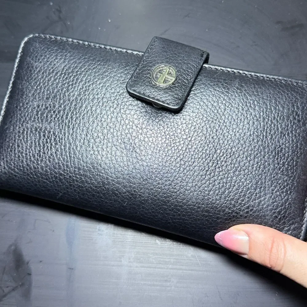 No-brand Women's Black Wallet-purses